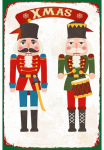 queence Metalinis paveikslas &raquo;X-Mas Nutcracker&laquo; Dekoracija | Weihnachten 1 Stk. dalys Stahlschilder