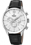 Festina Chronografas- laikrodis &raquo;Timeless Chronograph&laquo; laikrodis laikrodis Laikrodis Vyri&scaron;kas laikrodis Stoppfunktion odinė apyrankė