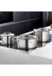 Fissler Topfdeckel &raquo;ORIGINAL-PROFI COLLECTION&reg; Edelstahl-Topfset&laquo; metalas atsarginis dangtis dėl T&ouml;pfe Keptuvė Servierpfannen
