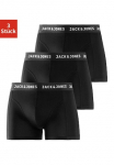 Jack & Jones Kelnaitės &scaron;ortukai &raquo;JACANTHONY im 3vnt. Pack su Logo-Bund ir mink&scaron;tas Griff&laquo; Rinkinys 3 Stk. unifarben su Farbeinsatz madingas Gražiai anliegend Baumwollmischung