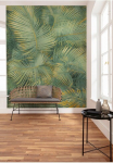 Komar Fototapetas &raquo;Digitaldruck Vlies - Neon Fern - Gr&ouml;&szlig;e 200 x 250 cm&laquo; ra&scaron;tuotas glatt Wohnzimmer miegamojo kambario baldai