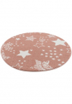 Carpet City Vaiki&scaron;kas kilimas &raquo;Anime9387&laquo; ovali 11 mm auk&scaron;tis Sternen-Teppich &scaron;velnus Flor Pflegeleicht vaikų kambario baldų komplektas