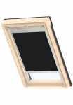 VELUX Verdunklungsrollo &raquo;DBL F04 4249&laquo; verdunkelnd Verdunkelung be Bohren in F&uuml;hrungsschienen alufarbene F&uuml;hrungsschienen & Rankena