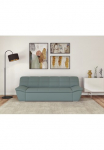 DOMO collection Trivietė sofa &raquo;Splash moderne Steppung im Kėdė ir R&uuml;cken komfortabel&laquo; Plok&scaron;čias porankiais zum Entspannen