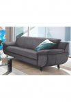 TRENDMANUFAKTUR Trivietė sofa &raquo;Rondo plotis 207 cm plotis porankiais F&uuml;&szlig;e schwarz&laquo; didelė sofa patogi su spyruoklės in padėties Bez&uuml;gen bestellbar
