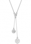 Swarovski Grandinėlė &raquo;Schmuck Dovanų Dextera Y-Anh&auml;nger Kugel ir W&uuml;rfel&laquo; su &reg; Kristall
