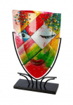 Casablanca by Gilde Stalinė vaza &raquo;Gesichtsvase oval Dreaming orange H. 49 cm&laquo;