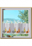 Weckbrodt Užuolaida &raquo;Liah&laquo; Schlaufen 1 Stk. dalys Bistro Voile ra&scaron;tuotas K&uuml;che HxB 45x120cm Užuolaida užuolaida