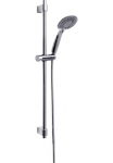 WENKO Stangenbrause-Set &raquo;Young&laquo; Chrom ilgas Stange: 66 cm