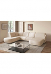 sit&more Sofa &raquo;Blues U-Form&laquo; ir Kopfteilverstellung patogi su sulankstomas stalas ir USB laikmena