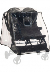Hauck Kinderwagen-Regenschutzh&uuml;lle &raquo;Pushchair Raincover Duo&laquo; dėl Dvivietis vėžimėlis