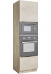 BASIC by Balculina Pastatoma spintelė įmontuojamai orkaitei &raquo;Sanibel K&uuml;chenschrank K&uuml;chenhochschrank BxHxT 60 x 210 x 58&laquo; 1 Stk. dalys su 1 durys ir 1 Auszug 2 offene F&auml;cher dėl Orkaitė ir mikrobangų krosnelė