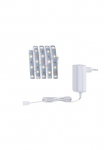 Paulmann LED-Streifen &raquo;MaxLED 250 Basisset 15m 2700K 6W 230/24V 24VA Silber Kunststoff&laquo; 1 Stk.-flammig IP44 dėklas