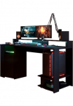 Parisot Vaiki&scaron;kas ra&scaron;omasis stalas &raquo;Gaming&laquo; Gamingtisch Jugendschreibtisch ra&scaron;omasis stalas ir LED Ap&scaron;vietimas