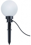 REALITY Leuchten REALITY Ap&scaron;vietimas Saulės žibintai &raquo;BOLO Kugelleuchte Garten Lauko Aussenleuchte IP44 Schutz&laquo; E27 1 Stk. warmwei&szlig; - kaltwei&szlig; exkl. 1xE27 max 23W ir smaigas Jungiamasis kabelis su Stecker