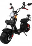 Rolektro E-Motorroller &raquo;E-Chopper 45 2 x 60V-256Ah Lithium-Akku 3000 Watt&laquo; iki zu 108 km Reichweite su USB-Anschluss ir integr. Signalizacija