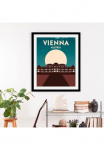 queence Paveikslas &raquo;Vienna&laquo; Geb&auml;ude | Dekoracija | Schriftz&uuml;ge | Stadt | St&auml;dte | &Ouml;sterreich 1 Stk. dalys gerahmt