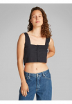 Calvin Klein Jeans Calvin KLEIN Džinsai Mar&scaron;kinėliai &raquo;mink&scaron;tas LINEN Topas su petne&scaron;ėlės