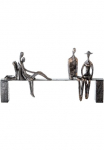 Casablanca by Gilde Dekoratyvinė figurėlė &raquo;Skulptur Leisure&laquo; Dekoracija auk&scaron;tis 23 cm su Spruchanh&auml;nger Wohnzimmer