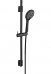 WENKO Stangenbrause-Set &raquo;Watersaving&laquo; juoda spalva ilgas Stange: 70 cm