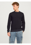 Jack & Jones Megztinis apvalia i&scaron;kirpte &raquo;JJEGLOBE KNIT CREW NECK NOOS&laquo; in megztas imitacija