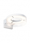 Paulmann LED Sieninis &scaron;viestuvas &raquo;Capea IP44 231mm 3000K 700lm 230V Aluminium&laquo; 1 Stk. Warmwei&szlig; judesio jutiklis