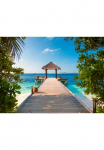 Papermoon Fototapetas &raquo;Maldives Jetty&laquo; glatt