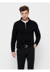ONLY & SONS Sportinio stiliaus megztinis &raquo;ONSCERES HALF ZIP SWEAT&laquo; Baumwollmischung regular forma