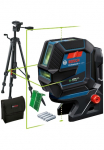 Bosch Professional Punkt- ir Rotacinis lazerinis nivelyras &raquo;GCL 2-50 G Professional Baustativ-Set&laquo; rinkinys Sauso valymo ir Spritzwasserschutz IP64 dėl Laser-Empf&auml;nger LR 7