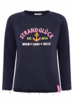 Zwillingsherz Sportinio stiliaus megztinis &raquo;"Strandgl&uuml;ck"&laquo; su Used-Look Kanten
