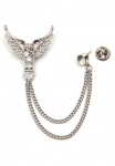 Firetti Sagė &raquo;Schmuck Dovanų Ansteckschmuck vėrinys Fl&uuml;gel glitzernd&laquo; () su stikliniu akmeniu