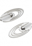 Liedeco Gardinenstangen-Endst&uuml;ck &raquo;Endst&uuml;ck Endknopf Saturn dėl 12 mm Stangen&laquo; karnizo antgalis Endknopf