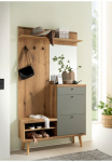 Home affaire Prie&scaron;kambario spinta &raquo;Mavas Kabykla prie&scaron;kambario spinta ScandicDesign Evoke Eiche/Salbei&laquo; ausreichend daiktadėžė dėl nedidelis R&auml;ume tinka 110 cm plotis