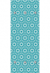 queence Prie&scaron;kambario kabykla &raquo;Blumenmuster&laquo; su 6 Kabliukas 50 x 120 cm