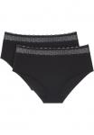 Triumph Kelnaitės &raquo;Feel of Modal&laquo; 2vnt. Pack labai &scaron;velnus elastingas liemuo su nėrinių lengvai