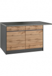 KOCHSTATION Virtuvės sala &raquo;KS-Riesa&laquo; plotis 153 cm Tiefe 100 cm MDF-Fronten