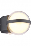 GLOBO LIGHTING LED Sieninis &scaron;viestuvas &raquo;ILLI&laquo; LED-Modul 1 Stk. Warmwei&szlig; Au&szlig;enbereich/IP54/2 Linsen/2Richtungen/Terrasse
