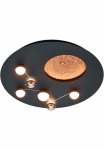 TRIO Leuchten TRIO Ap&scaron;vietimas LED lubinis &scaron;viestuvas &raquo;ZODIAC lubinis &scaron;viestuvas Mond Žvaigždė indirektes lemputė dimmbar CCT LED 42W&laquo; LED-Board 1 Stk. warmwei&szlig; - kaltwei&szlig; LED lubinis &scaron;viestuvas miegamojo kambario baldai &Oslash; 50cm Lichtfarbe einstellbar ...