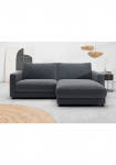 Home affaire Kampinė sofa &raquo;Ecksofa Jiro L-Form gro&szlig;e Sitztiefe plotis 226 cm&laquo; lose Sėdėjimo & Dekoratyvinės pagalvėlės &scaron;velnus Polsteraufbau komfortabel & modern