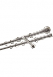 GARDINIA Užuolaidų karnizo rinkinys &raquo;Set Metall&laquo; &Oslash; 20 mm 2 l&auml;ufig-l&auml;ufig Fixma&szlig; 2-Lauf