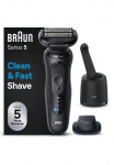 Braun Elektrinis skustuvas &raquo;Series 5 52-N7200cc&laquo; Reinigungsstation Wasserdichter skustuvas su tinkleliu su Pr&auml;zisionstrimmer