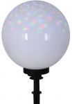 n&auml;ve Kugelleuchte &raquo;Ball&laquo; E27 1 Stk. plastikas wei&szlig;/opal D: 40cm Spie&szlig; juoda spalva exkl. 1 x E27 max. 40W