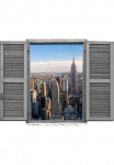 queence Sienos lipdukai &raquo;New York&laquo; Sienų lipdukai paveikslas selbstklebend 3D langas