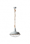 Brilliant Pakabinamas &scaron;viestuvas &raquo;Rope&laquo; E27 1 Stk. H&auml;ngelampe 47cm grau Beton