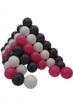 Knorrtoys&reg; B&auml;llebad-B&auml;lle &raquo;100 vienetai creme/grey/rose&laquo; 100 vienetai
