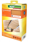 Windhager Tentas nuo saulės &raquo;f&uuml;r Seilspanntechnik zur Beschattung von Wintergarten ir Terrasse&laquo; Apsauga nuo saulės 420 x 140 cm rusvai gelsvas