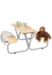 Pinolino&reg; Garten-Kindersitzgruppe stalas su 2 Sitzb&auml;nken FSC&reg; - sch&uuml;tzt Wald
