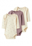 Name It Glaustinukė &raquo;NBFBODY 3P LS HEART NOOS&laquo; Rinkinys 3 Stk.