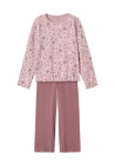 Name It Pižama &raquo;NKFNIGHTSET MAUVE gėlė laisvas RIB NOOS&laquo; rinkinys 2 dalys in angenehm tragbarere Rippen-Qualit&auml;t