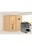 Karibu Pirtis &raquo;Mia (Fronteinstieg)&laquo; Ofen 9 kW Bio externe Strg easy
